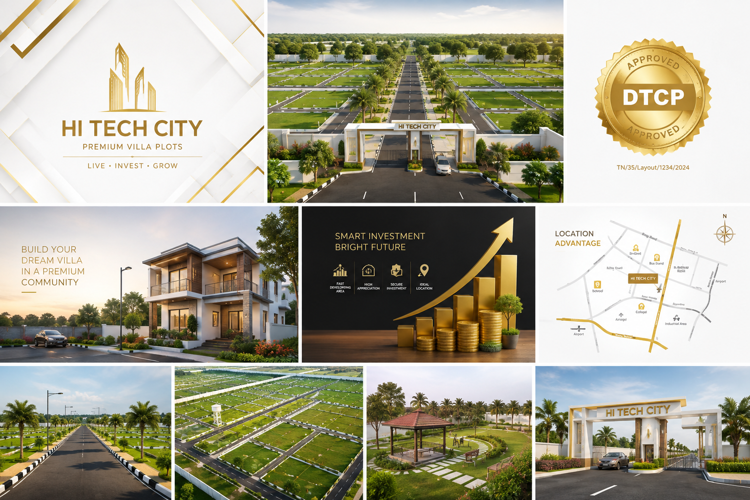 Hi Tech City Viralimalai Villa Plots
